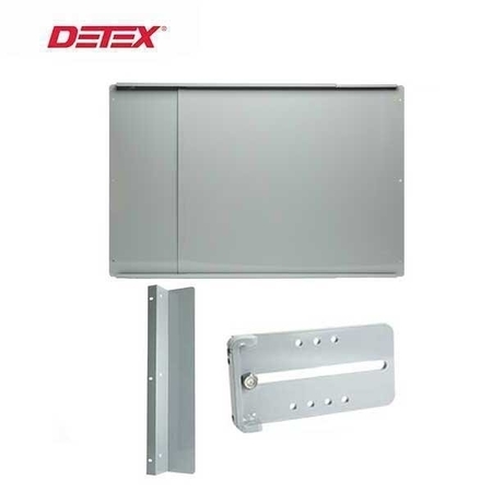 DETEX GATE PLATE KIT - INCLUDES GATE LATCH PROTECTOR (GTPLGRD), GTSTKBKT (STRIKE LATCH RECEIVER BRACKET),  DTX-GTPLKIT